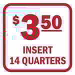 Insert 14 Quarters Red and White Decal