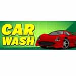 Green Car Wash Banner
