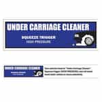 Under Carriage Cleaner Bay Sign Strip