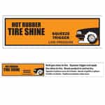 Bilingual Self Serve Tire Shine Menu Strip