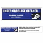 Bilingual Under Carriage Cleaner Menu Strip