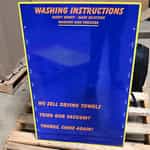 BS-1F Craft Mark Extreme Menu Sign - Blue