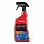 Black red and gold spray bottle