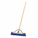 Push Broom with Wooden Handle