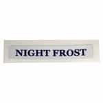 Night Frost Fragrance Machine Decal