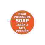 CB03461BL Bilingual High Pressure Soap Circle Decal
