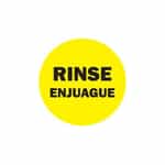 CB03462BL Bilingual Rinse Circle Decal