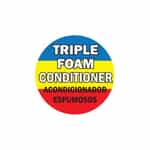 CB034613BL Bilingual Triple Foam Circle Decal