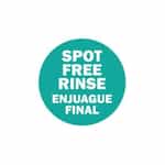 CB03469BL Bilingual Spot Free Rinse Circle Decal