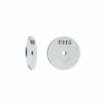 stainless steel orifice plate , front and side