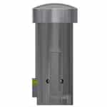 J.E. Adams 9237-DH Dual Inlet Push Button Post Mount Vacuum