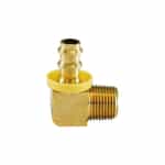 brass hose barb elbow
