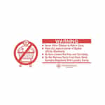 R & B Wire Products 908S Warning Sign