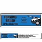 Bilingual Foaming Brush Menu Strip