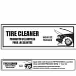 Bilingual Tire Cleaner Menu Strip
