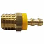 30-211 Push On Barb Male Brass Adapter