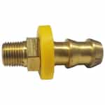 30-202 Push Lock Barb Brass Male Adapter