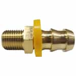 30-216 Push On Barb Male Brass Adapter