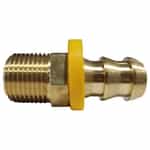 30-206 Push On Barb Brass Male Adapter