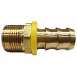 30-210 Push On Barb Male Brass Adapter