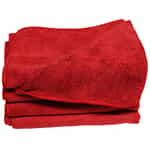 ULTRA-80RED Towels by Dr. Joe Ultra-80 Heavy Microfiber Red 12 Pack