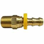 30-387 Push Barb Swivel - 3/8" Hose I.D. X 3/8" Male NPTF