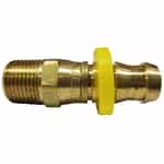 30-388 Push Barb Swivel - 1/2" Hose I.D. X 3/8" Male NPTF