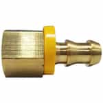 30-225 Push Lock Barb Female Brass Adapter