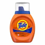 bottle of tide laundry detergent