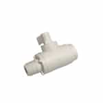 SMC WFP226-4M4F-B Plastic 2-Way Ball Valve, 1/4 in. Male x 1/4 in. Female