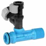 Light Blue Dual Barb Injector from Hydra-Flex