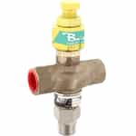 Baird 761-7601-1-LP Aluminum-Bronze Yellow Cap Liquid Relief Valve