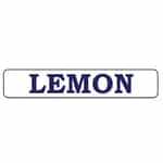 Lemon Fragrance Machine Decal