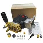 AR North America SXMV4G40-PKG Gas Engine Triplex Plunger Pump Package with Thermal Relief Valve and Hose Adapter