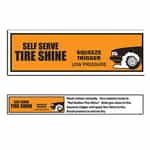 Orange Tire Shine Strip