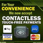 CryptoTap Contactless Payment Square Sign