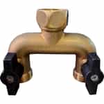 0033902 Hydro Systems Brass Dual Ball Valve