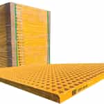 3 x 4 Kleen-Rite Yellow EZ-Grate