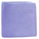 Towels by Doctor Joe ULTRA-37 16 x 16 in. Blue European Microfiber Waffle Towels