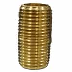 Brass 28-131 Close Pipe Nipple, 1/8 in.