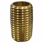 Brass 28-132 Close Pipe Nipple, 1/4 in.