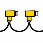 U0163-90 Turck M12 Daisy Chain - 2 Branch