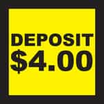 CB0440-16 Deposit 4.00 Sticky Decal
