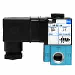 Mac Valves 113B-224JA Universal 3 Way Solenoid Valve - Square Connector, 24/60 Volt AC, 150 PSI, 1/4 Inch