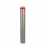 Post Guard 7 x 60 Gray and Red Bollard Sleeve