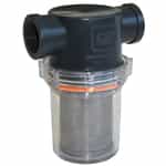 General Pump DF10080 Clear Bowl Filter with 80 Mesh - 1 Inch Ports
