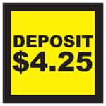 CB0440-17 Deposit 4 Dollar and 25 Cents Decal