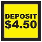 CB0440-18 Deposit 4 Dollar and 50 Cents Decal
