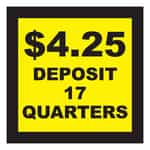4.25 Deposit 17 Quarters Decal