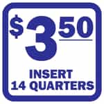 15156 Insert 14 Quarters Blue and White Decal